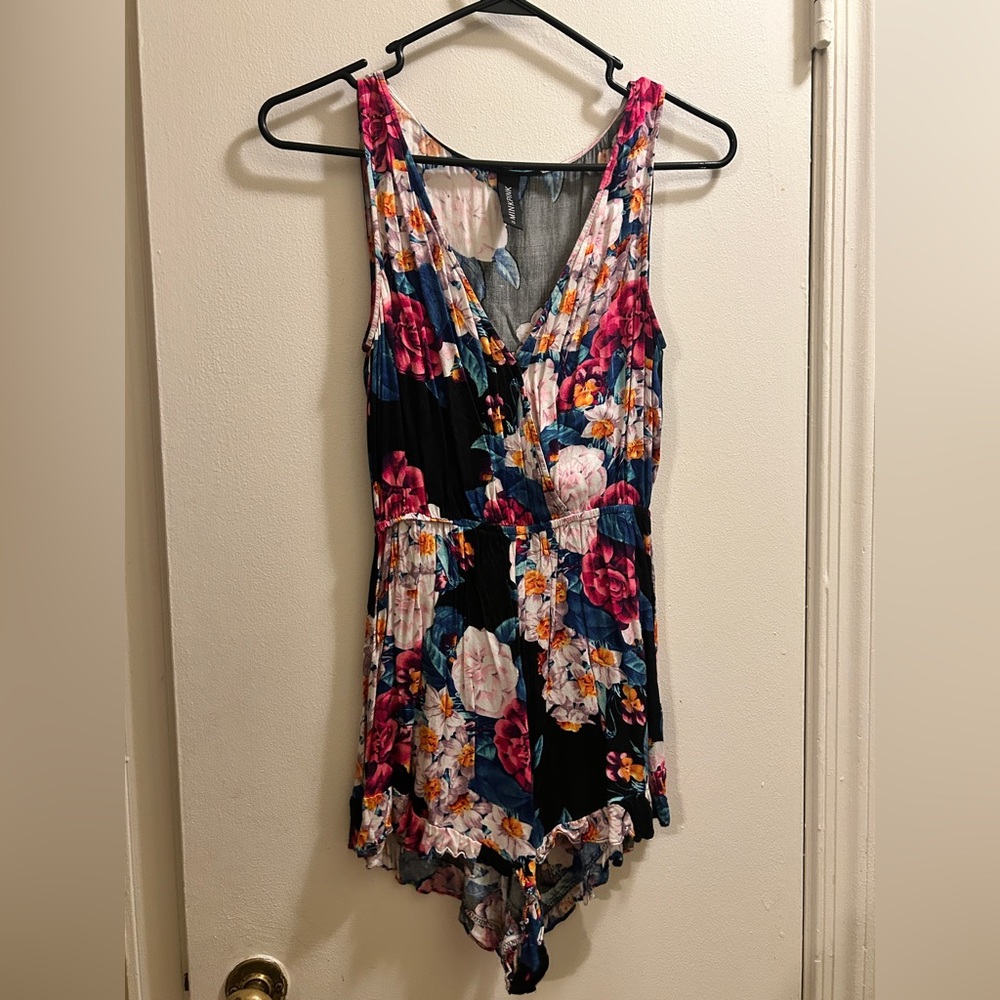 MINKPINK Floral Print Romper